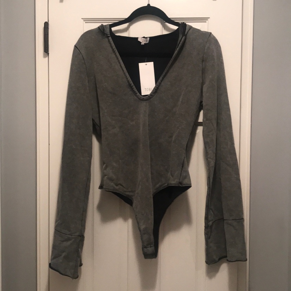 Tobi Hooded Thong Bodysuit